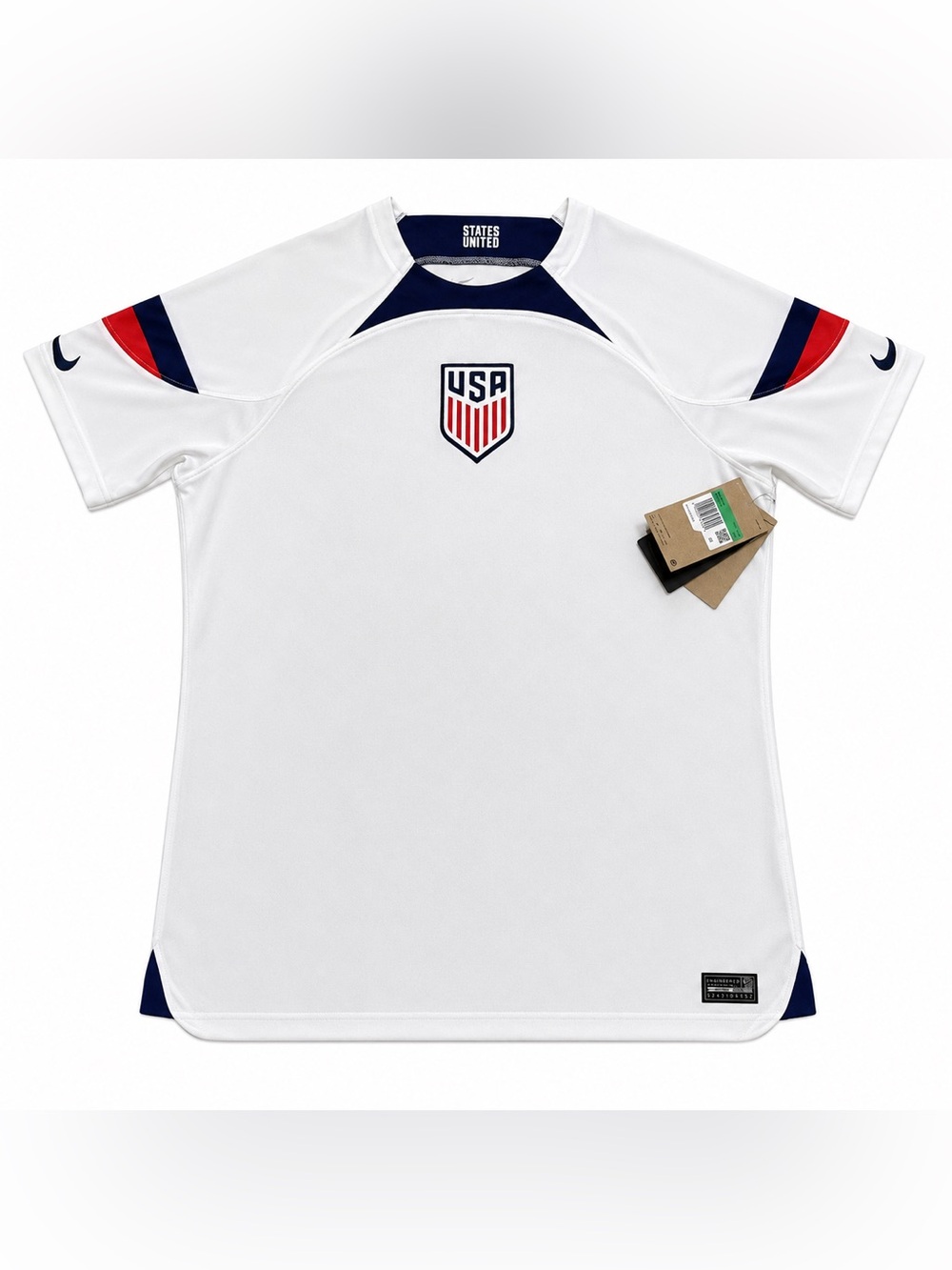 NWT US Women USWNT USA Women National Team 22-23 White Home Soccer Jersey XL - Picture 2 of 10